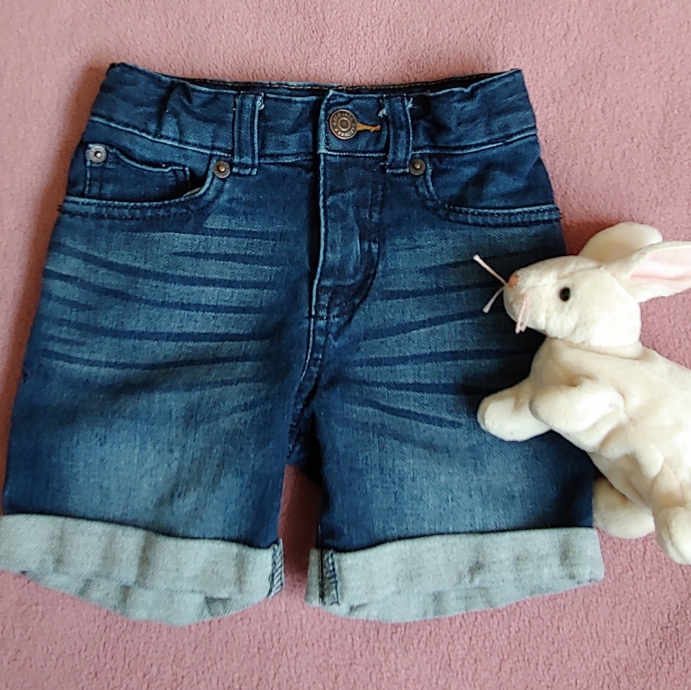 Cat & Jack Girls Denim Shorts (3T)